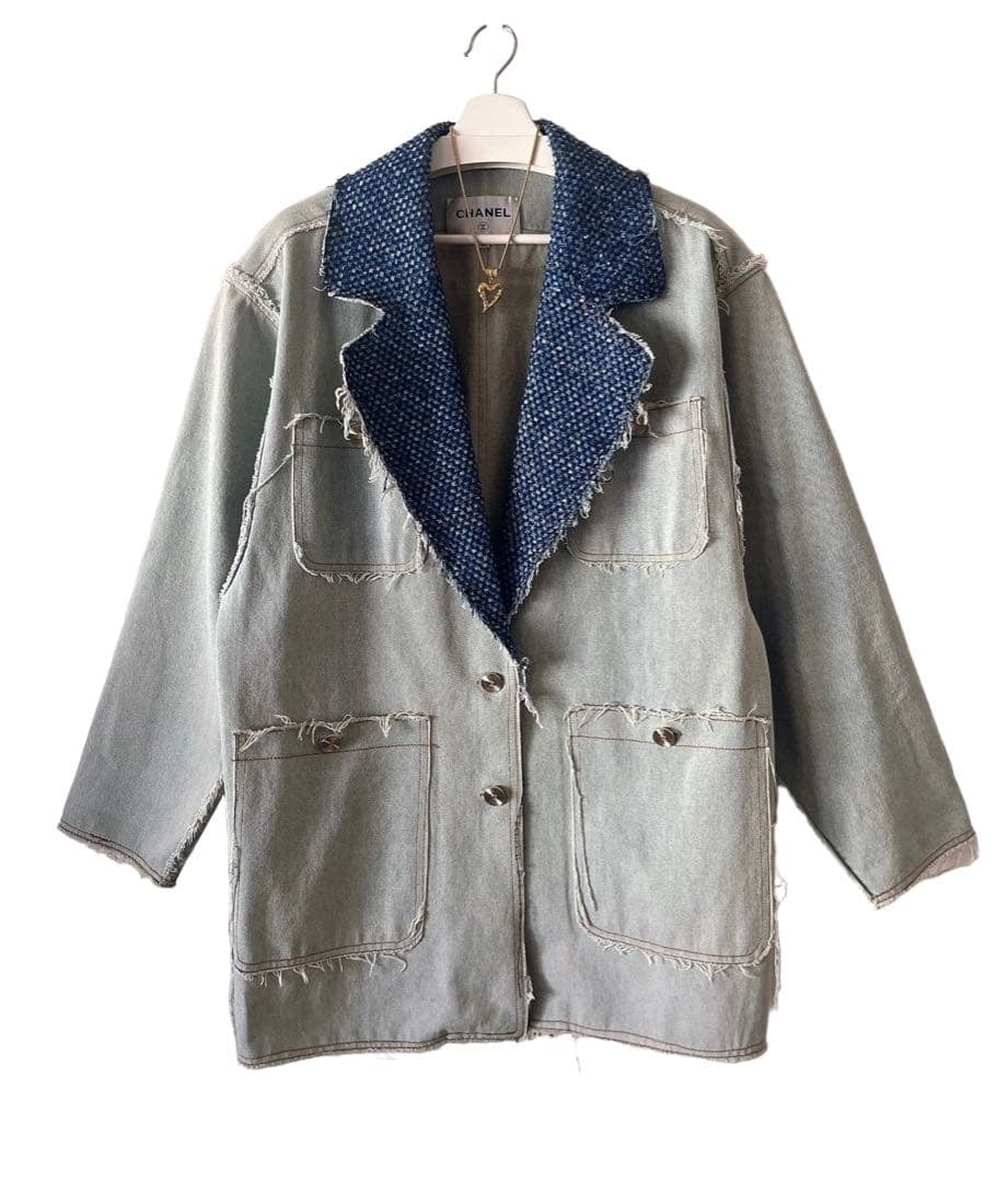 CHANEL 2019 Denim Jacket Size 40