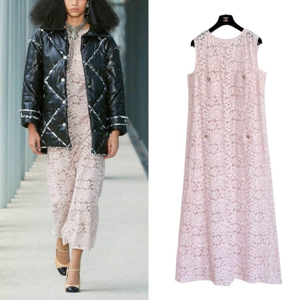 CHANEL All-Over Lace Dress