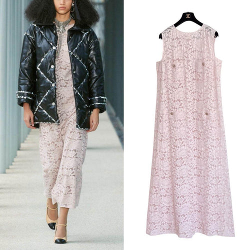 CHANEL All-Over Lace Dress