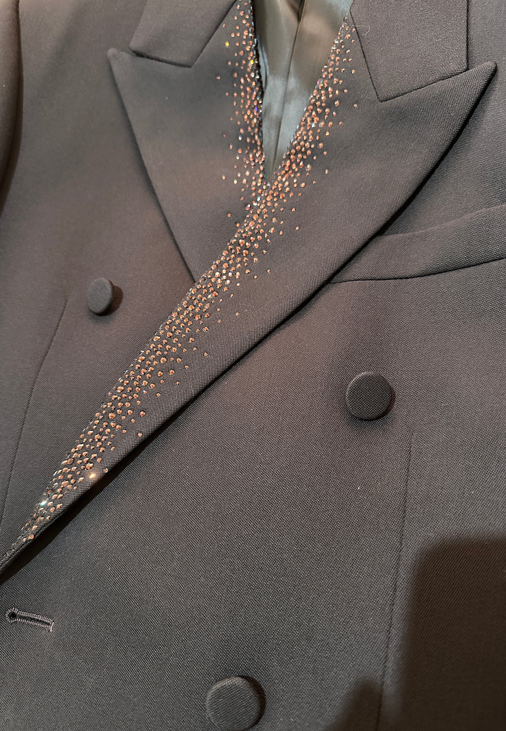 NWT Gucci Crystal-Embellished Burgundy Suit Setup Size 48