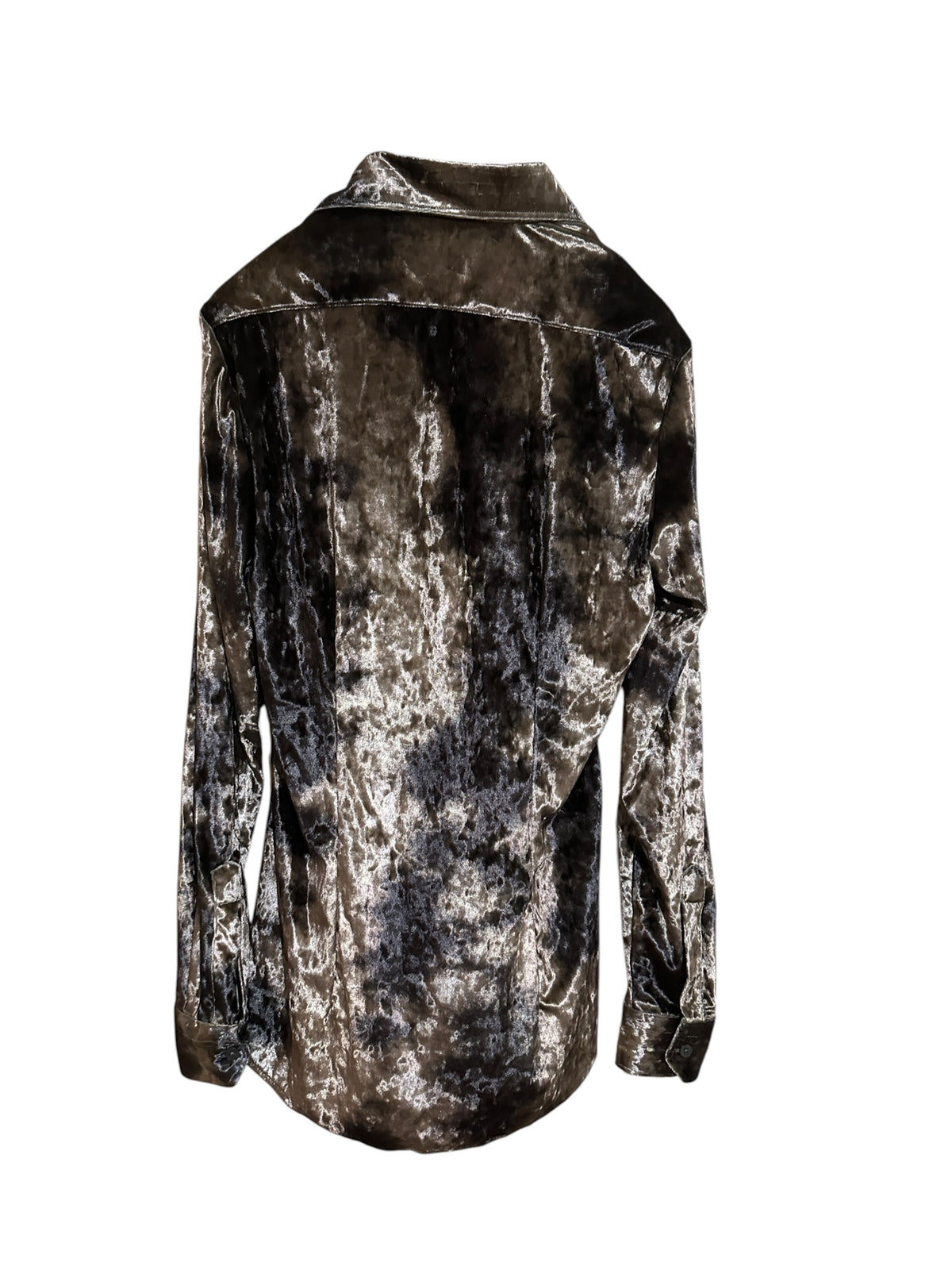 New Messagerie Bleached Velvet Dress Shirt, Size 39