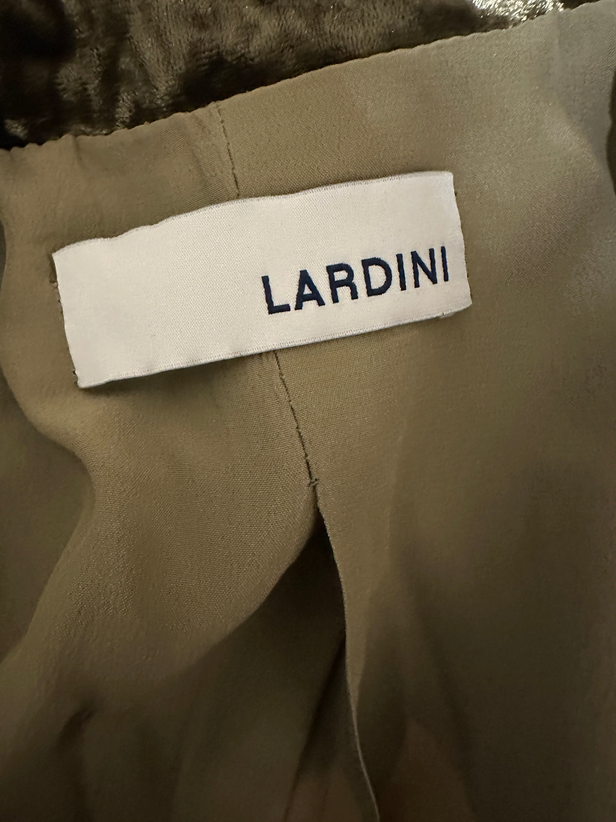 New Lardini Gold Velvet Tailored Jacket, Unisex Woman Men