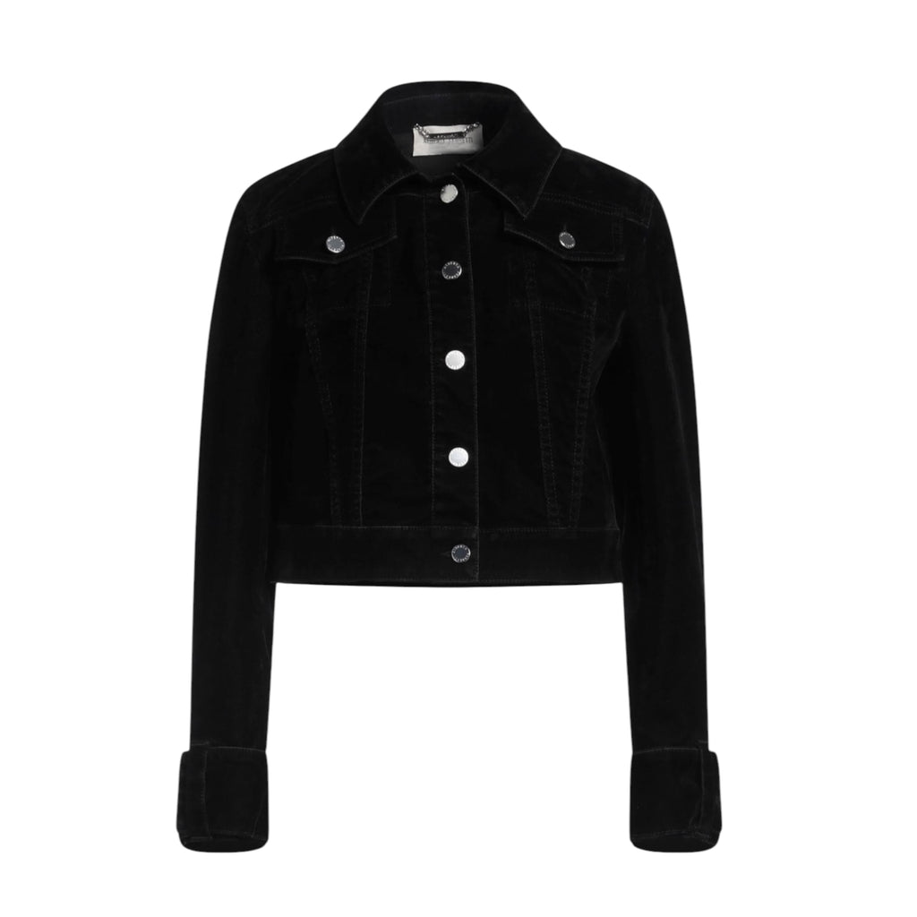New Alberta Ferretti Velvet Jacket, Italian Size 44 Unisex Woman Men
