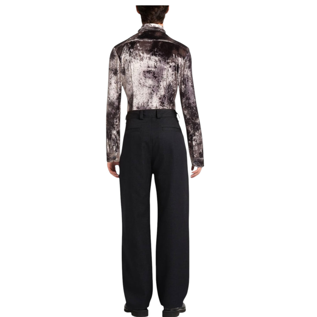 New Messagerie Bleached Velvet Dress Shirt, Size 39