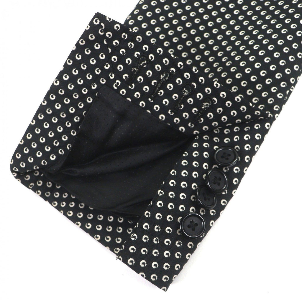 DOLCE&GABBANA Wool Blend All-Over Pattern Single Tailored Jacket