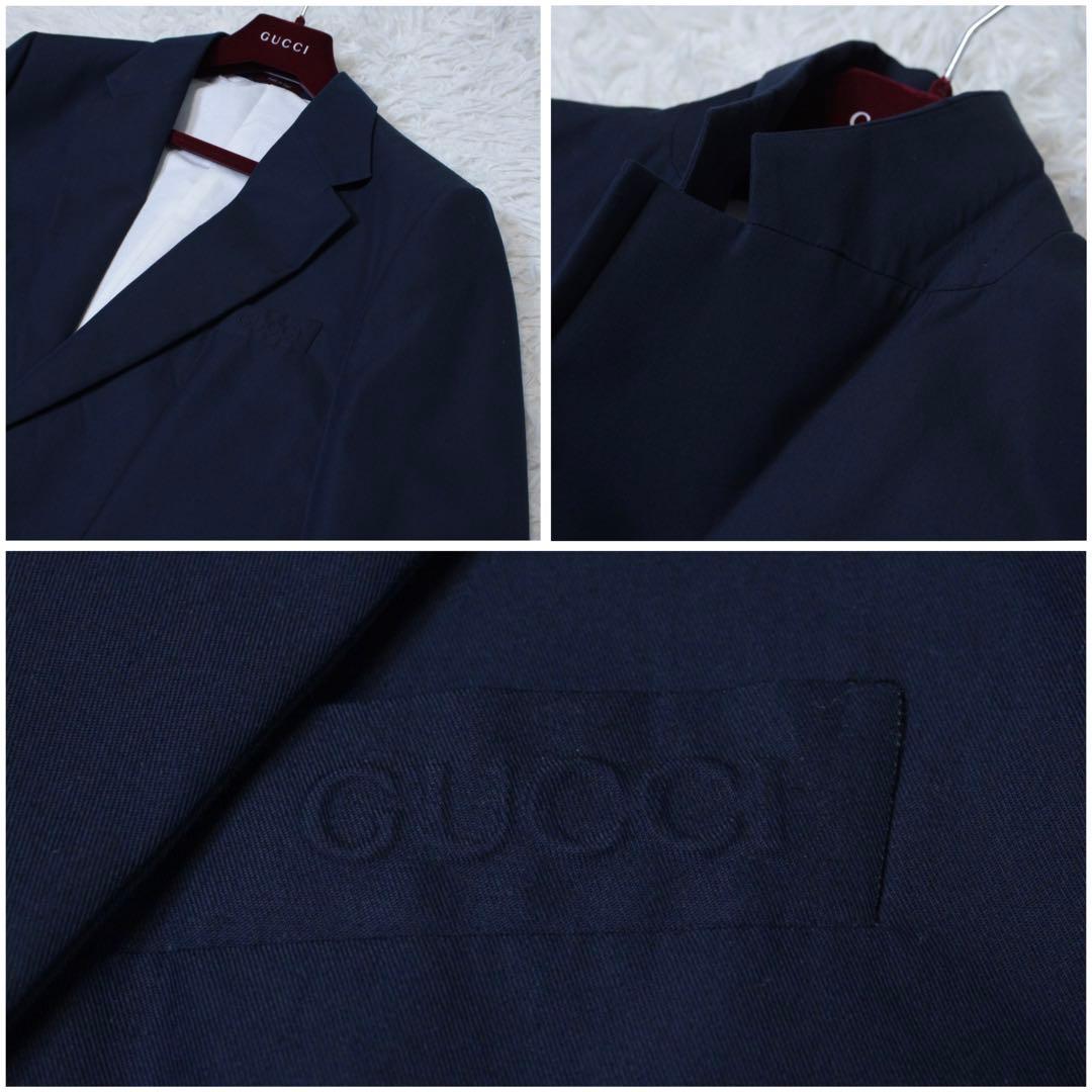 NWT Current Gucci Embossed Twill Suit Setup Jacket Pants Trousers  Size 48