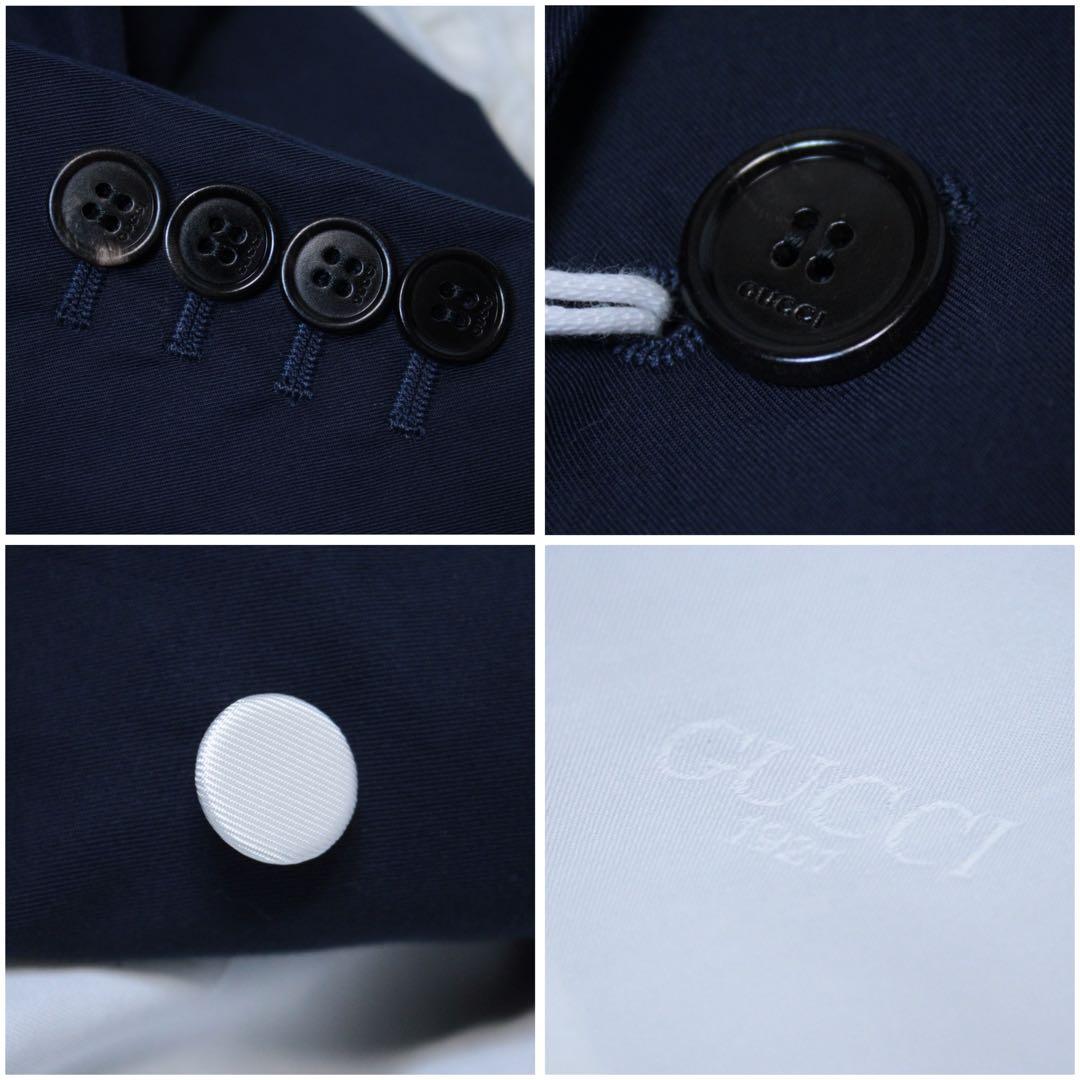 NWT Current Gucci Embossed Twill Suit Setup Jacket Pants Trousers  Size 48