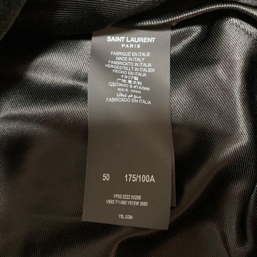 Saint Laurent Paris Velvet Jacket Green