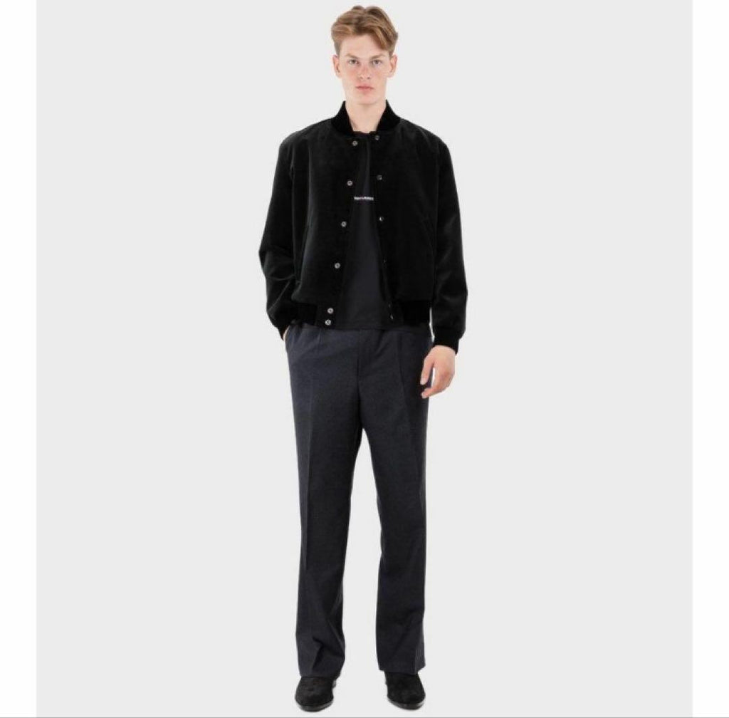 Saint Laurent Paris Velvet Jacket Green