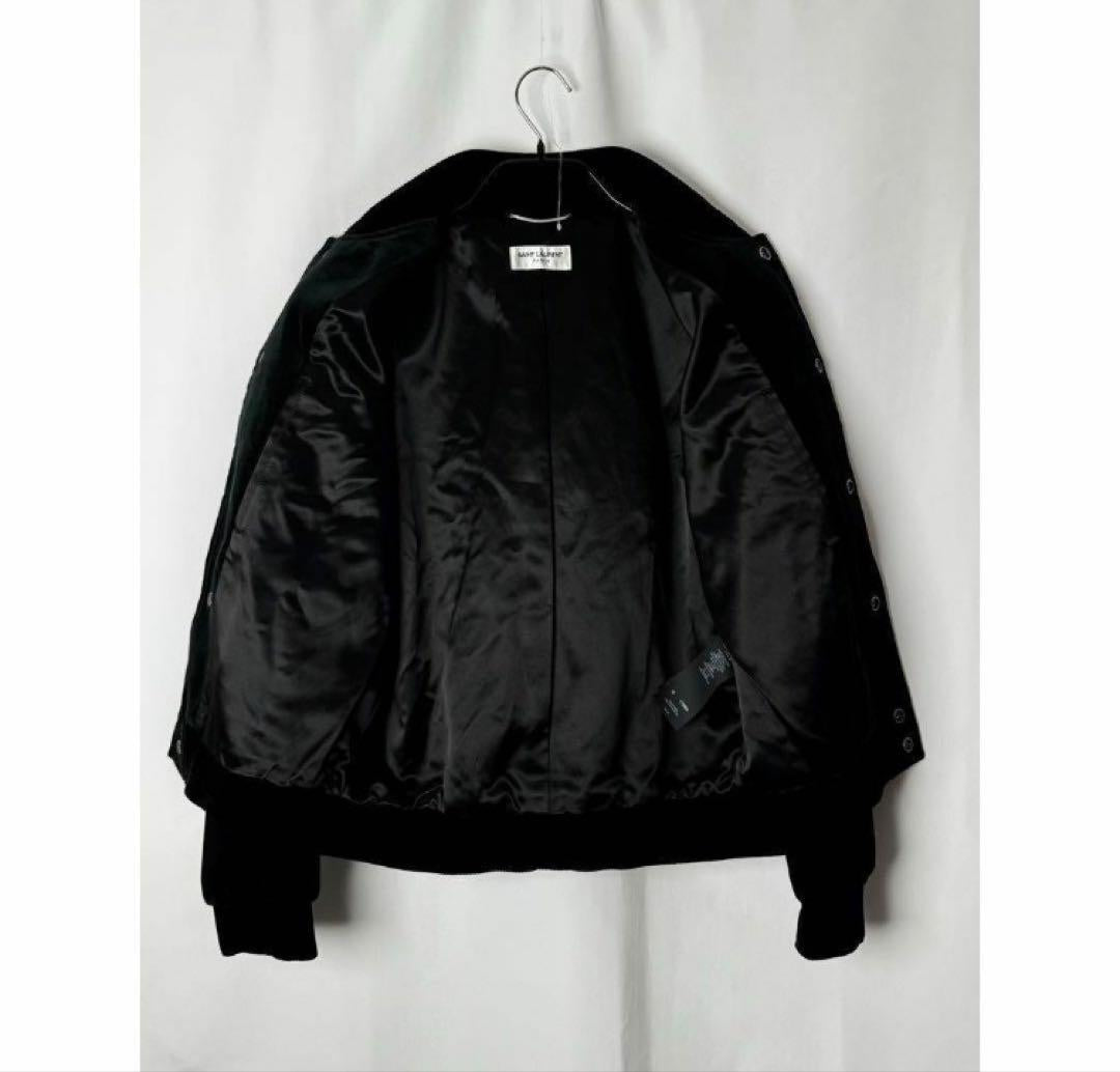 Saint Laurent Paris Velvet Jacket Green