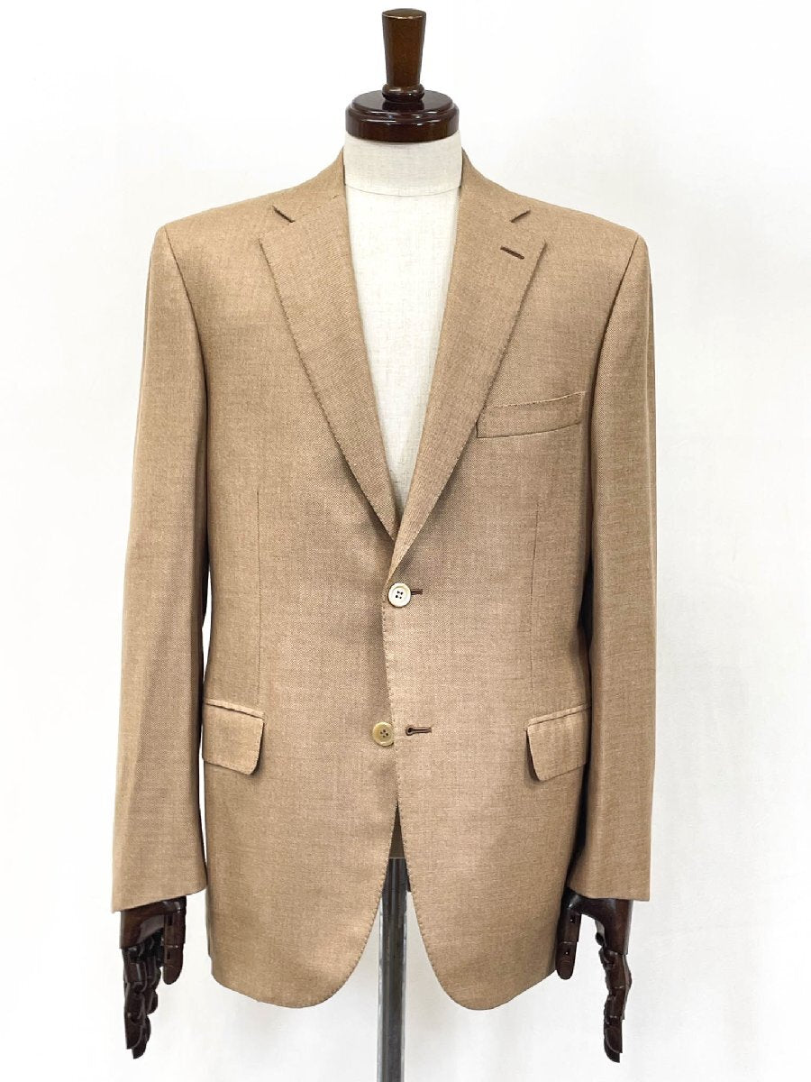 BRIONI Ravello Vicuna Vicuña & Cashmere 2-Button Jacket — Size 50C