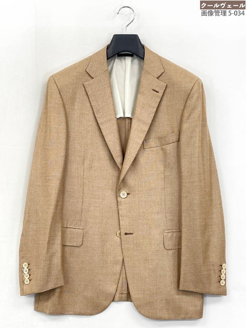 BRIONI Ravello Vicuna Vicuña & Cashmere 2-Button Jacket — Size 50C