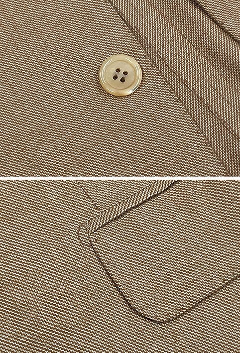 BRIONI Ravello Vicuna Vicuña & Cashmere 2-Button Jacket — Size 50C