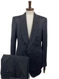 TOM FORD Silk Blend Single Button Tuxedo Setup Suit Jacket Pants Trousers — Size 50R