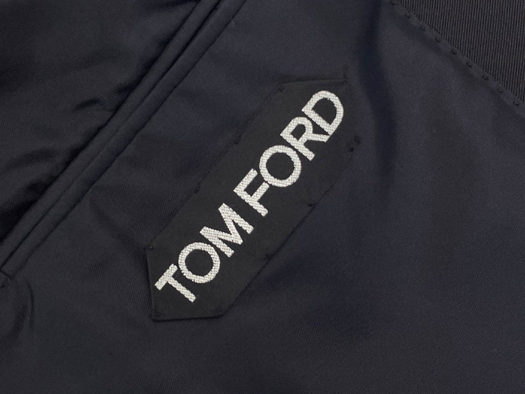 TOM FORD Silk Blend Single Button Tuxedo Setup Suit Jacket Pants Trousers — Size 50R