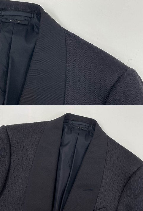 TOM FORD Silk Blend Single Button Tuxedo Setup Suit Jacket Pants Trousers — Size 50R