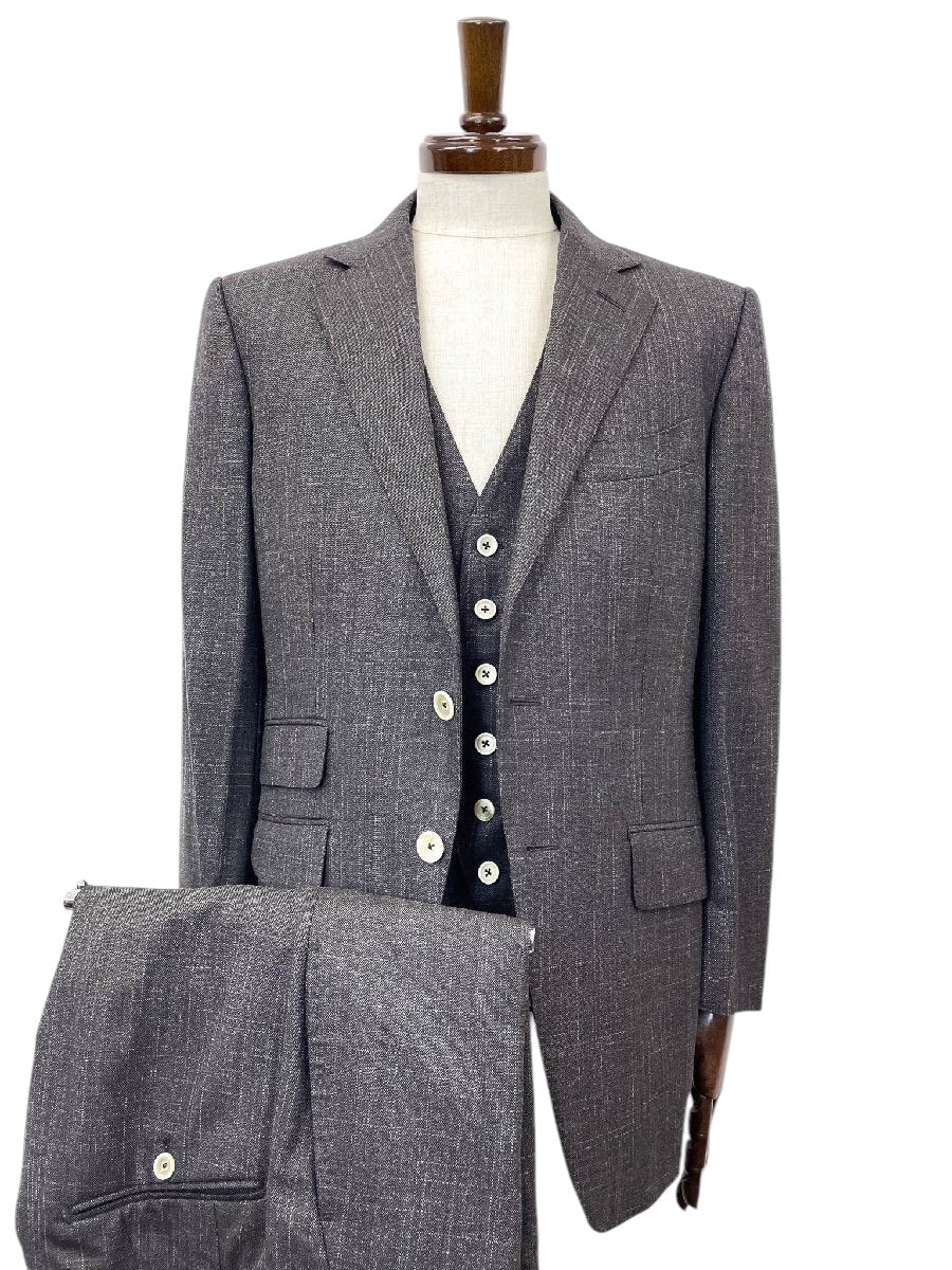 TOM FORD O'Connor Silk Blend Setup Suit Jacket Pants Trousers3-Piece Brown Check 48C