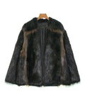TOM FORD American Beaver Fur & Silk Blouson — Women's Size 36