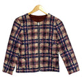 CHANEL Tweed Transfer Print Padded Jacket Size 34 – Excellent Condition