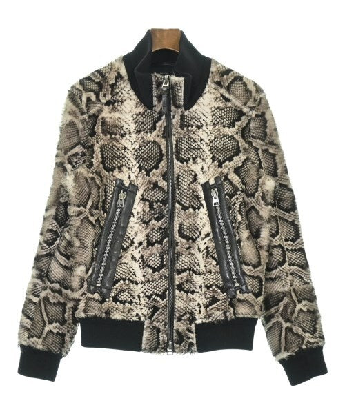 TOM FORD Python Snake Pattern Shearling Sheepskin Leather Fur Blouson — Size 48