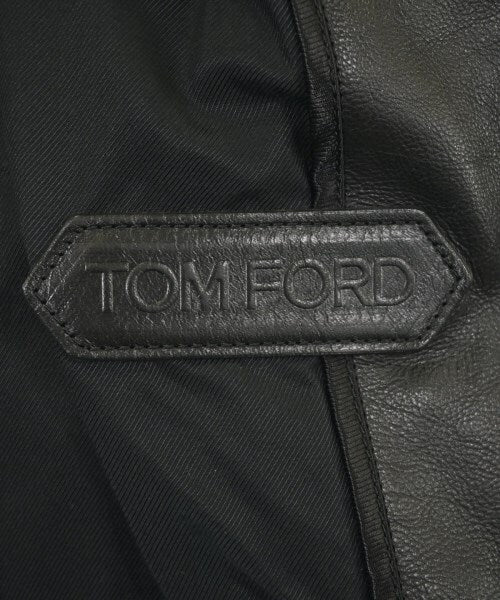 TOM FORD Python Snake Pattern Shearling Sheepskin Leather Fur Blouson — Size 48