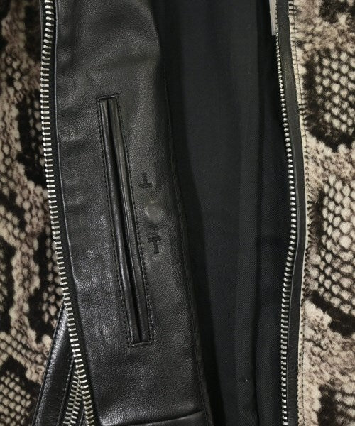 TOM FORD Python Snake Pattern Shearling Sheepskin Leather Fur Blouson — Size 48
