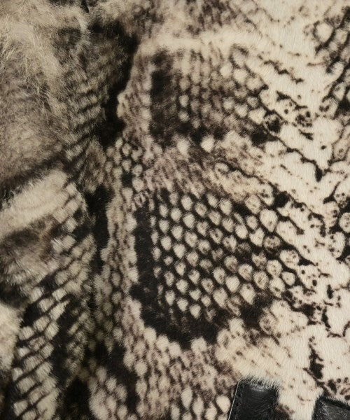 TOM FORD Python Snake Pattern Shearling Sheepskin Leather Fur Blouson — Size 48