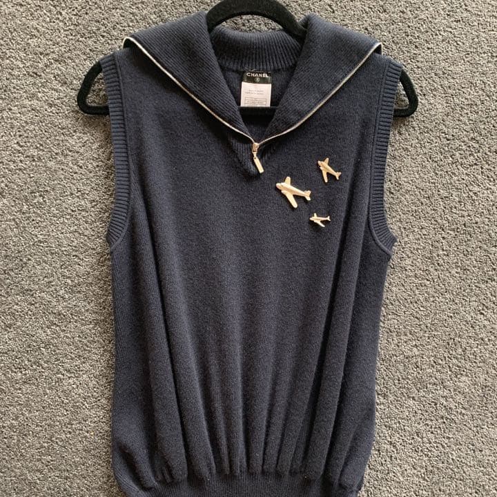 CHANEL 08C Knit Dress Size 38
