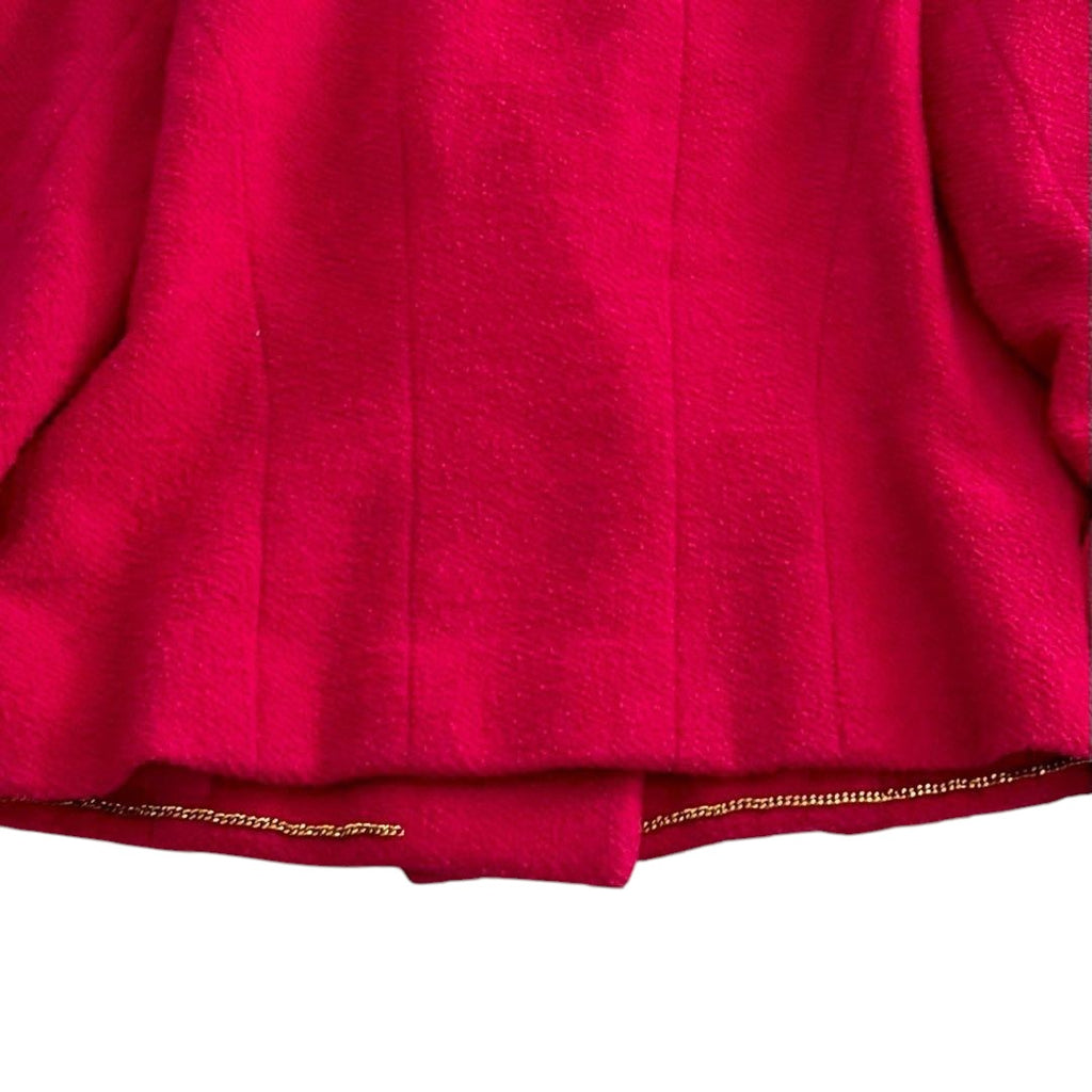 Chanel Pink Double-Breasted Jacket 38