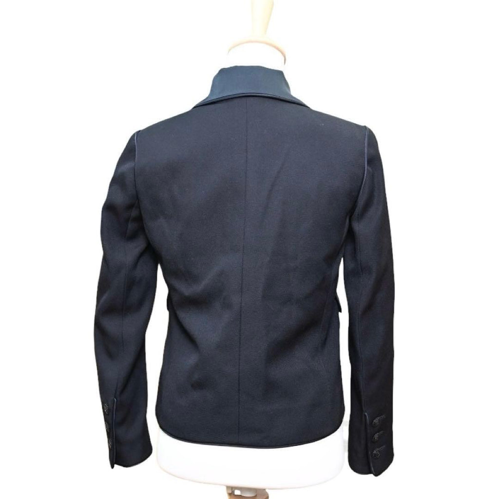 CHANEL 08A Long Sleeve Jacket Size 36 — Black