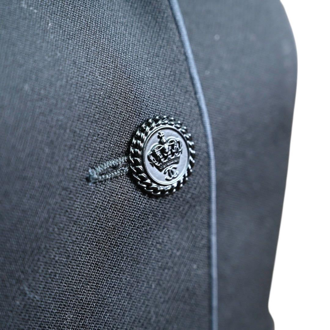 CHANEL 08A Long Sleeve Jacket Size 36 — Black