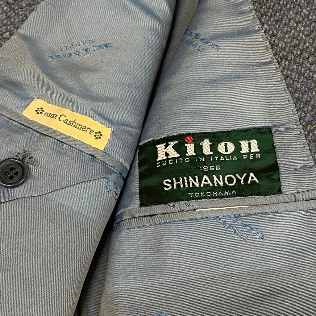 Kiton Cashmere 100% Tailored Jacket Blazer — Size 46