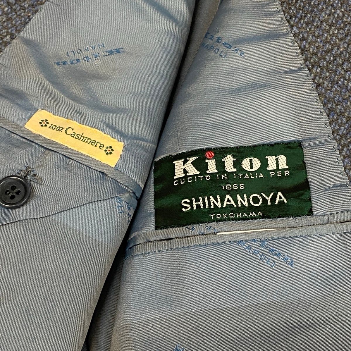 Kiton Cashmere 100% Tailored Jacket Blazer — Size 46