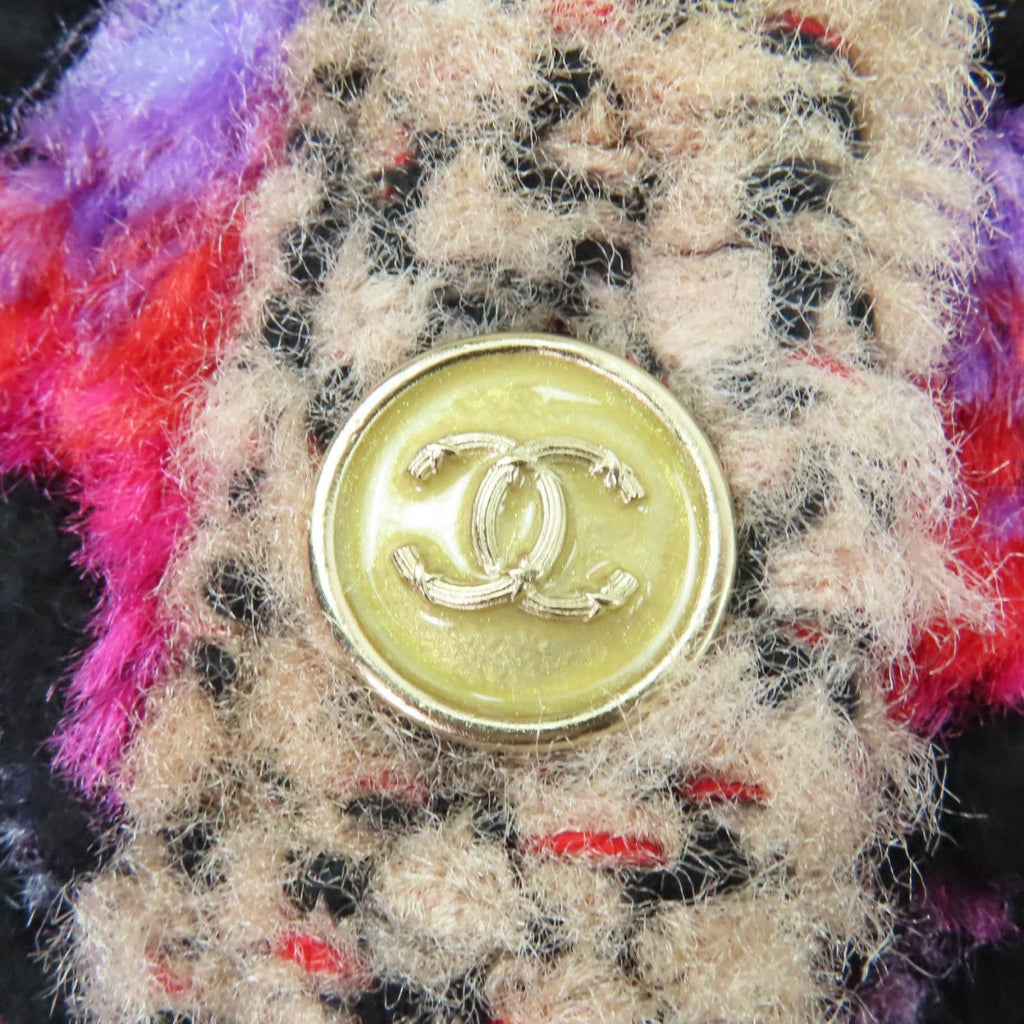 NWT CHANEL 20AW ココネージュ カシミヤ＆シルク ココマークボタンコート - マルチカラー サイズ40