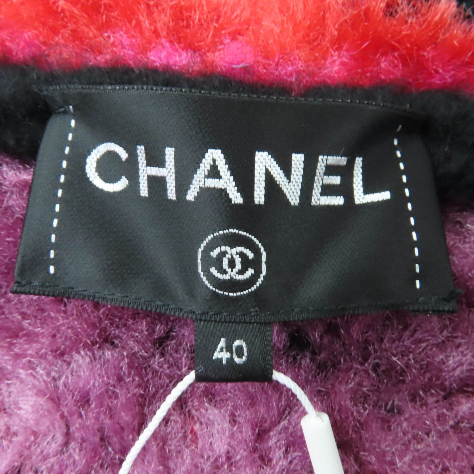 NWT CHANEL 20AW ココネージュ カシミヤ＆シルク ココマークボタンコート - マルチカラー サイズ40