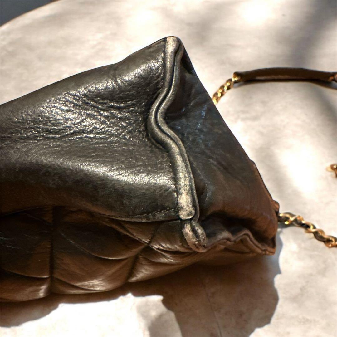 CHANEL Authentic Classic Classical Jumbo XL Quilted Deca  Matelassé 33 Chain Timeless Shoulder Bag — Black / Gold Hardware