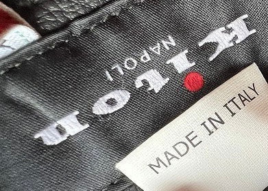 Kiton Leather Jacket  Blouson — Black Size 48