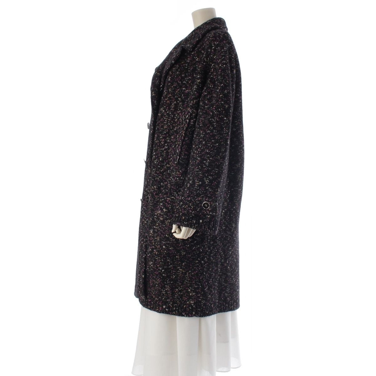 New CHANEL 2025-2026 Alpaca Wool Cotton Double Breasted Coat P80173