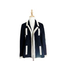 CHANEL Vintage CC Logo Piping Jacket Size 38 — Excellent Condition