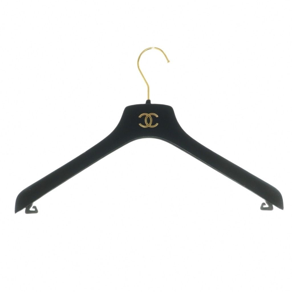 CHANEL Collarless Wool Jacket Black Size 40
