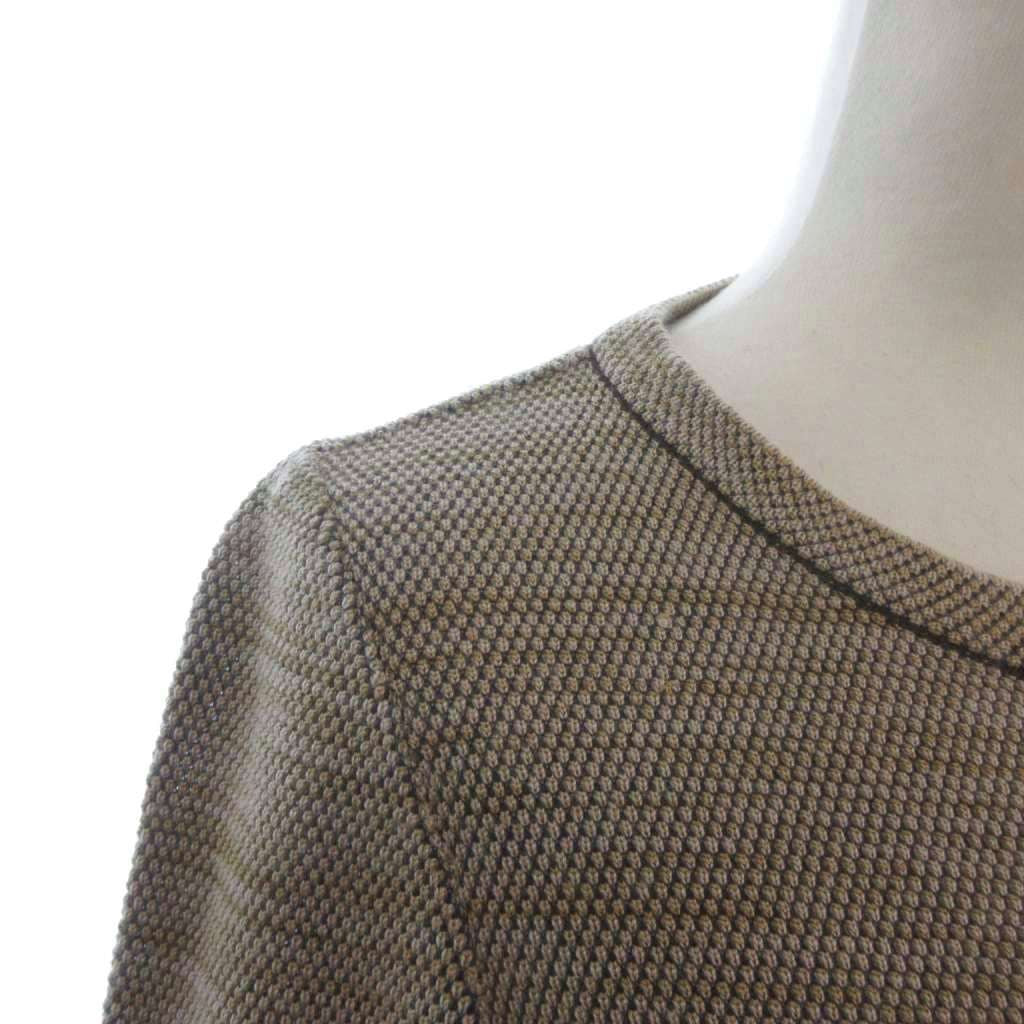 CHANEL Knit Collarless Jacket Silk Cashmere Blend Beige Size 36
