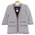 CHANEL Collarless Jacket P40492V29227 Size 34