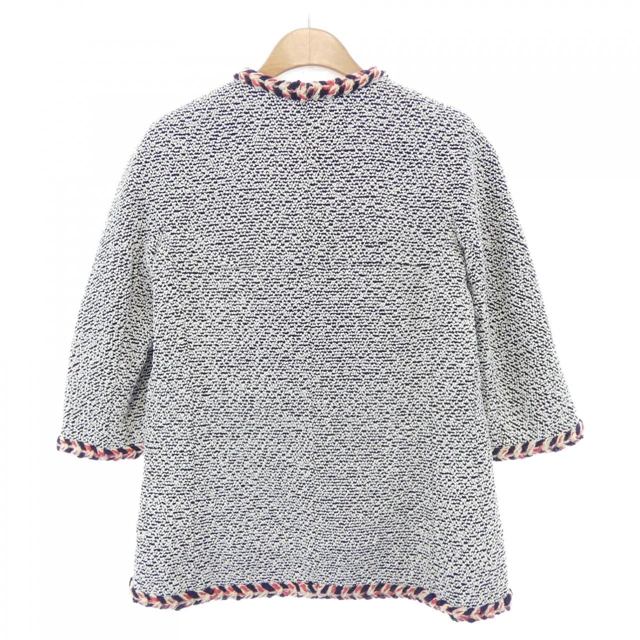 CHANEL Collarless Jacket P40492V29227 Size 34