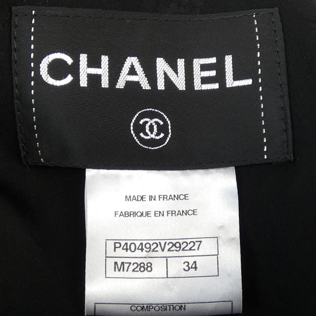 CHANEL Collarless Jacket P40492V29227 Size 34