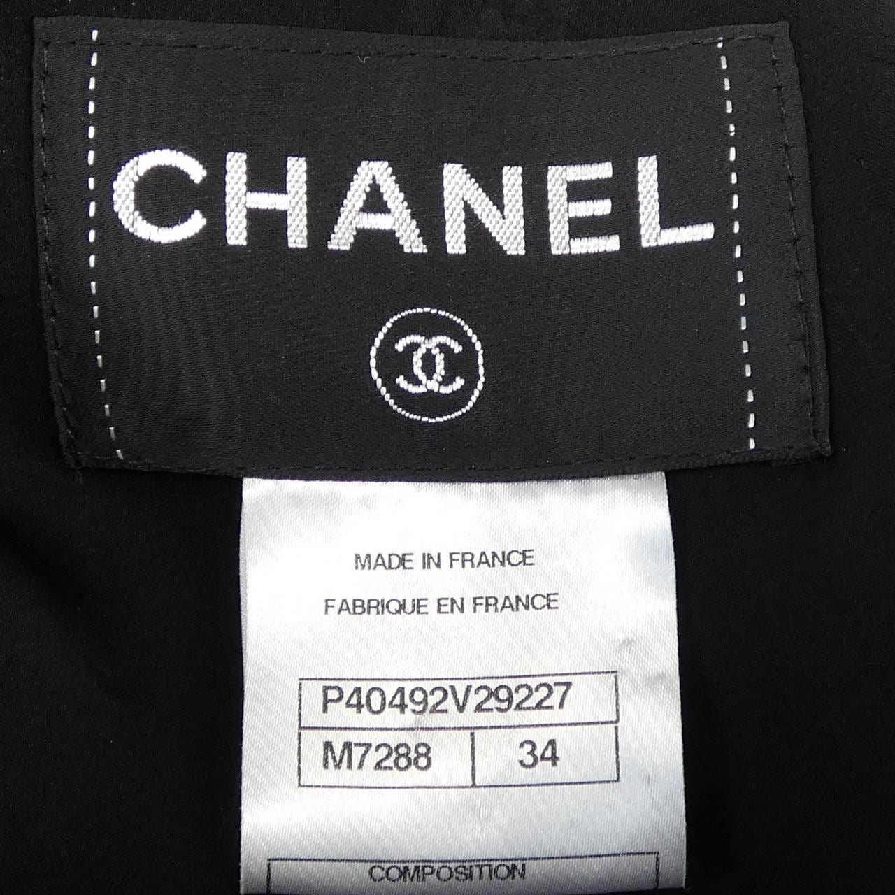 CHANEL Collarless Jacket P40492V29227 Size 34