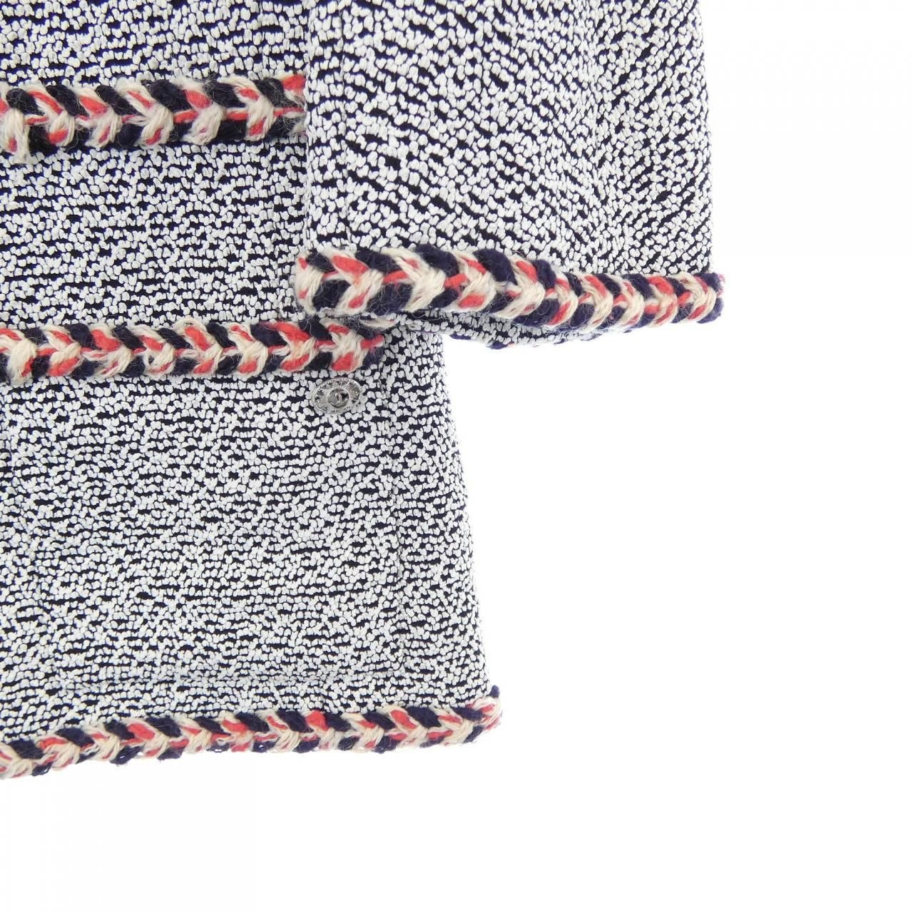 CHANEL Collarless Jacket P40492V29227 Size 34