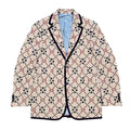 GUCCI GG Pattern Tailored Jacket Beige Size 44