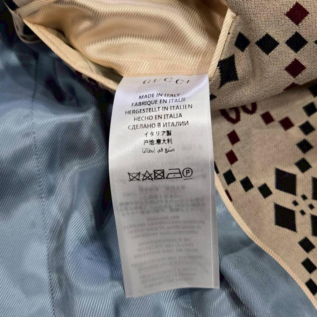 GUCCI GG Pattern Tailored Jacket Beige Size 44