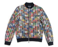 Giorgio Armani Signature Limited Edition All-Over Logo Mesh Bomber Jacket
