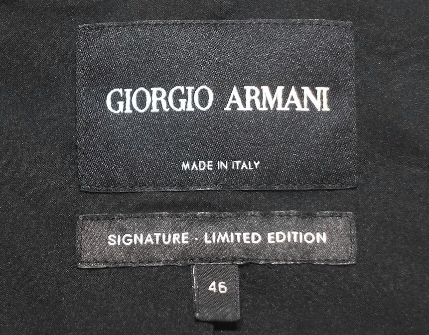 Giorgio Armani Signature Limited Edition All-Over Logo Mesh Bomber Jacket